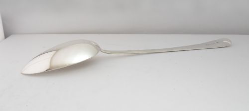 LARGE SILVER STUFFING SPOON EXETER 1865 - ADDITIONAL PHOTO 6