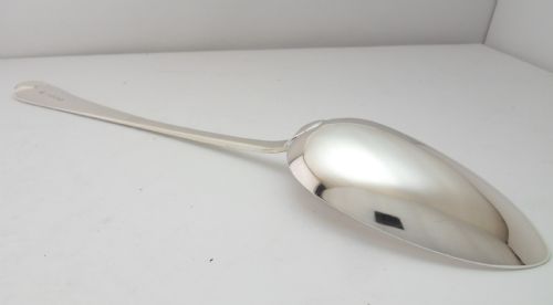 LARGE SILVER STUFFING SPOON EXETER 1865 - ADDITIONAL PHOTO 7