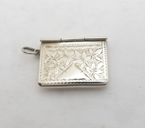 SILVER 'ENVELOPE' STAMP HOLDER BIRMINGHAM 1904 - ADDITIONAL PHOTO 2