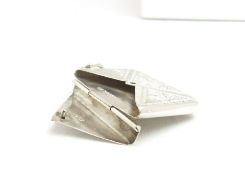 SILVER 'ENVELOPE' STAMP HOLDER BIRMINGHAM 1904 - ADDITIONAL PHOTO 6