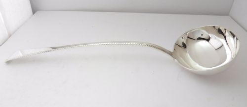 substantial silver ladle by george adams london 1853 - CATEGORY: ANTIQUE SILVER - DATED VICTORIAN