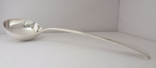 SUBSTANTIAL SILVER LADLE BY GEORGE ADAMS LONDON 1853 - ADDITIONAL PHOTO 1