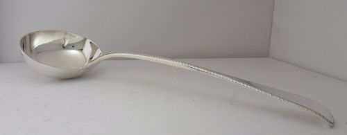 SUBSTANTIAL SILVER LADLE BY GEORGE ADAMS LONDON 1853 - ADDITIONAL PHOTO 4