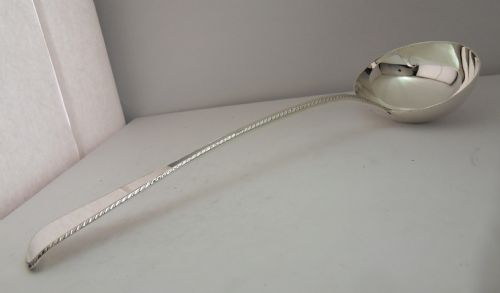 SUBSTANTIAL SILVER LADLE BY GEORGE ADAMS LONDON 1853 - ADDITIONAL PHOTO 5