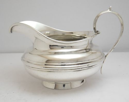 WILLIAM IV SILVER CREAM JUG LONDON 1836 - ADDITIONAL PHOTO 1