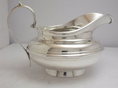 WILLIAM IV SILVER CREAM JUG LONDON 1836 - ADDITIONAL PHOTO 3