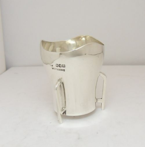 silver art deco posy holder dublin 1939 - CATEGORY: ANTIQUE SILVER - DATED 1940