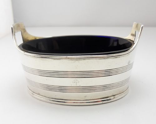 george iii irish silver salt hallmarked dublin 1797 - CATEGORY: ANTIQUE SILVER - DATED GEORGIAN