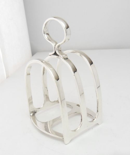 walker hall 2 slice toast rack sheffield 1911 - CATEGORY: ANTIQUE SILVER - DATED 1920