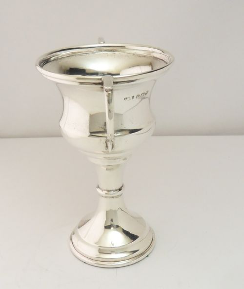 TWIN HANDLED SILVER TROPHY BIRMINGHAM 1937 - ADDITIONAL PHOTO 1