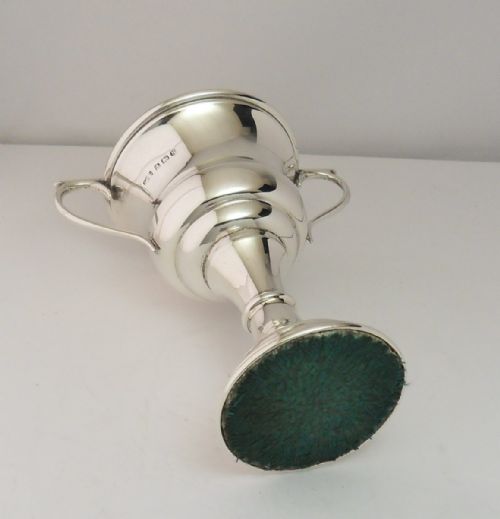 TWIN HANDLED SILVER TROPHY BIRMINGHAM 1937 - ADDITIONAL PHOTO 5