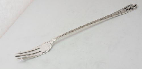 superb silver pickle fork sheffield 1905 - CATEGORY: ANTIQUE SILVER - DATED EDWARDIAN