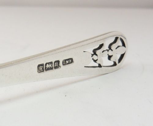 SUPERB SILVER PICKLE FORK SHEFFIELD 1905 - ADDITIONAL PHOTO 5