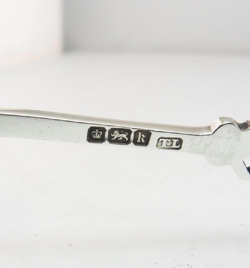 SILVER SUGAR SIFTER SPOON SHEFFIELD 1902 - ADDITIONAL PHOTO 6