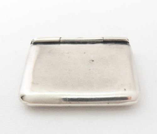 EDWARDIAN SILVER STAMP CASE BIRMINGHAM 1906 - ADDITIONAL PHOTO 5