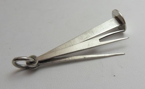 VICTORIAN SILVER PIPE SMOKERS TOOL BIRMINGHAM 1900 - ADDITIONAL PHOTO 3