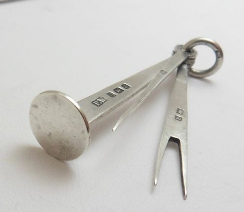VICTORIAN SILVER PIPE SMOKERS TOOL BIRMINGHAM 1900 - ADDITIONAL PHOTO 6