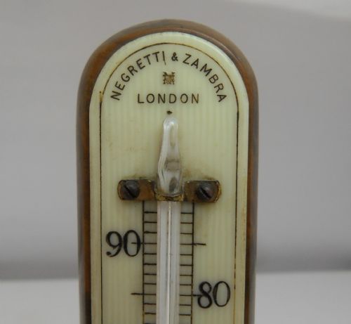 DESK THERMOMETER BY NEGRETTI ZAMBRA EARLY 20TH CENTURY - ADDITIONAL PHOTO 1