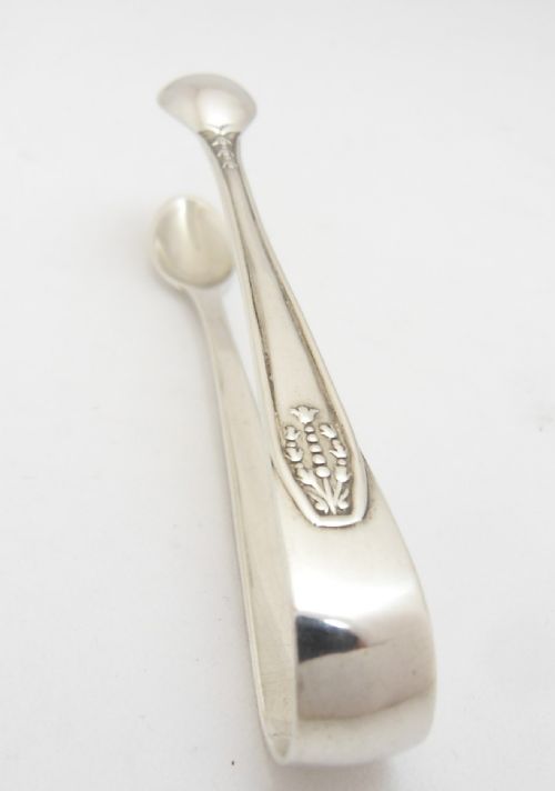 SILVER SUGAR TONGS SHEFFIELD 1937 BY VINERS - ADDITIONAL PHOTO 1
