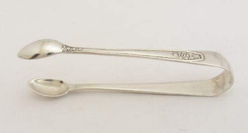 SILVER SUGAR TONGS SHEFFIELD 1937 BY VINERS - ADDITIONAL PHOTO 3