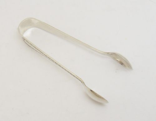 SILVER SUGAR TONGS SHEFFIELD 1937 BY VINERS - ADDITIONAL PHOTO 4