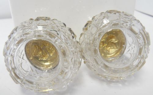 PAIR OF SILVER LIDDED 'REYNOLD'S ANGELS' POTS BIRMINGHAM 1908 - ADDITIONAL PHOTO 3