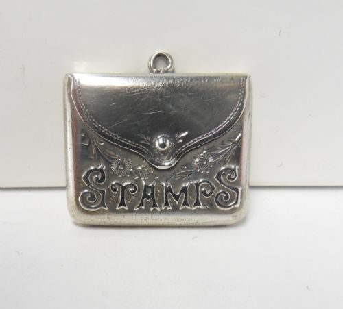 EDWARDIAN SILVER STAMP CASE BRIMINGHAM 1905 - ADDITIONAL PHOTO 2