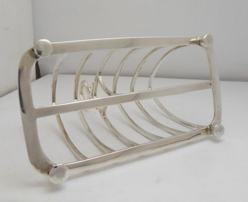 SILVER GOTHIC ARCH TOAST RACK SHEFFIELD 1929 - ADDITIONAL PHOTO 4