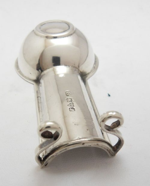 SUPERB SILVER CIGAR REST HALLMARKED CHESTER 1924 - ADDITIONAL PHOTO 9