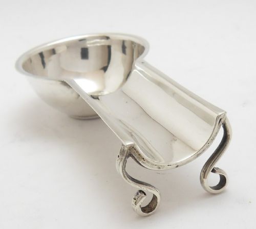 SUPERB SILVER CIGAR REST HALLMARKED CHESTER 1924 - ADDITIONAL PHOTO 11