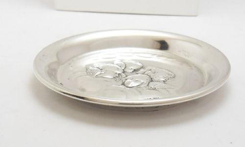 SILVER REYNOLD'S ANGELS PIN DISH LONDON 1906 - ADDITIONAL PHOTO 5