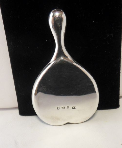 MINIATURE SILVER HEART SHAPED MIRROR BIRMINGHAM 1907 - ADDITIONAL PHOTO 5