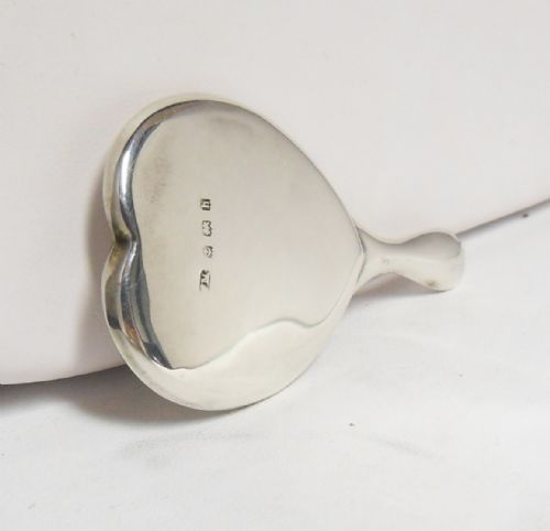 MINIATURE SILVER HEART SHAPED MIRROR BIRMINGHAM 1907 - ADDITIONAL PHOTO 8