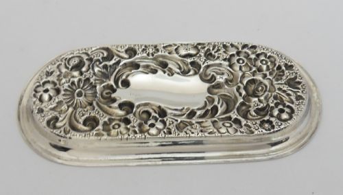 VICTORIAN SILVER PIN TRAY CHESTER 1898 - ADDITIONAL PHOTO 8