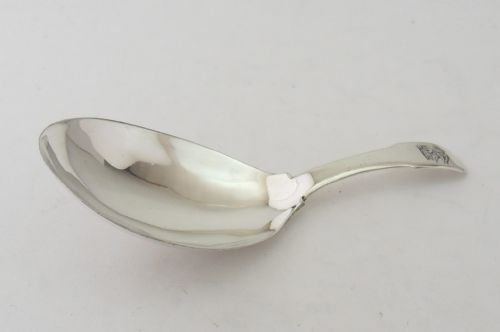 GEORGE III SILVER CADDY SPOON LONDON 1813 - ADDITIONAL PHOTO 1