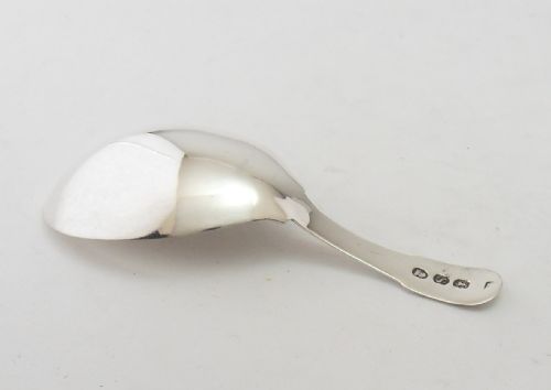 GEORGE III SILVER CADDY SPOON LONDON 1813 - ADDITIONAL PHOTO 2