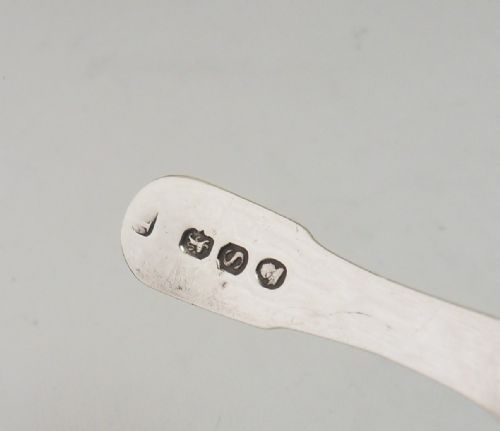 GEORGE III SILVER CADDY SPOON LONDON 1813 - ADDITIONAL PHOTO 3