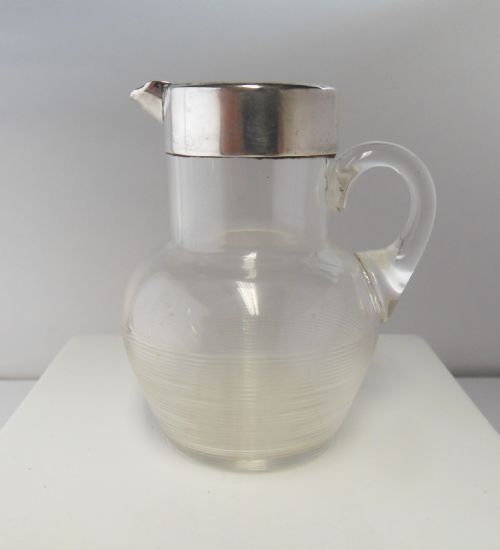 SILVER RIMMED JUG MATCH STRIKER LONDON 1902 - ADDITIONAL PHOTO 2