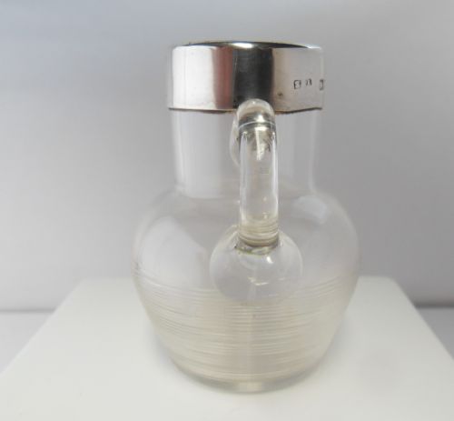 SILVER RIMMED JUG MATCH STRIKER LONDON 1902 - ADDITIONAL PHOTO 3