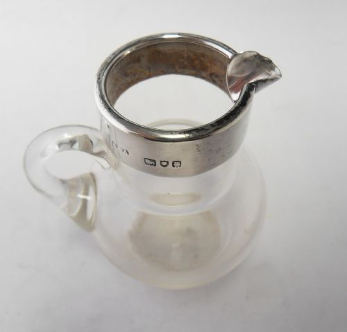 SILVER RIMMED JUG MATCH STRIKER LONDON 1902 - ADDITIONAL PHOTO 7