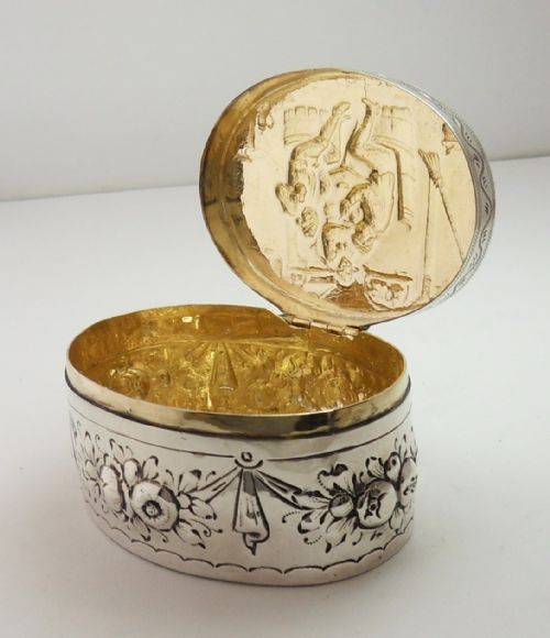 SPLENDID SILVER TRINKET BOX LONDON 1903 IMPORT MARKS - ADDITIONAL PHOTO 5