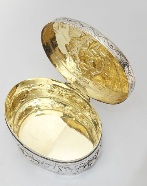 SPLENDID SILVER TRINKET BOX LONDON 1903 IMPORT MARKS - ADDITIONAL PHOTO 6