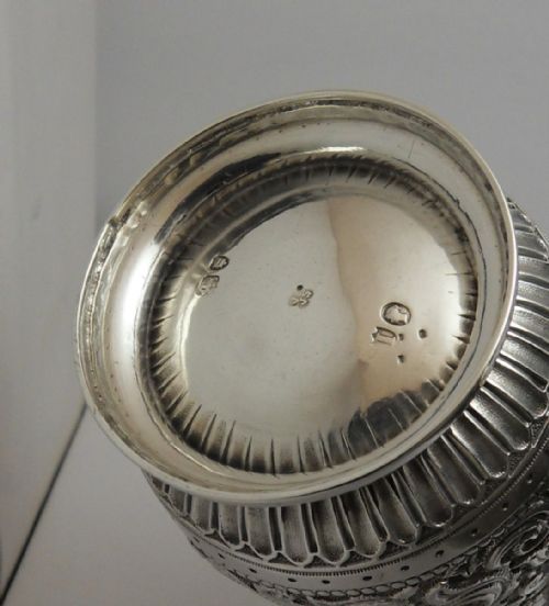 SUPERB SILVER CHRISTENING MUG LONDON 1884 - ADDITIONAL PHOTO 5