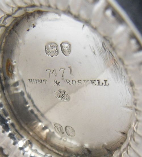 VICTORIAN HUNT AND ROSKELL SILVER BOWL LONDON 1854 - ADDITIONAL PHOTO 2