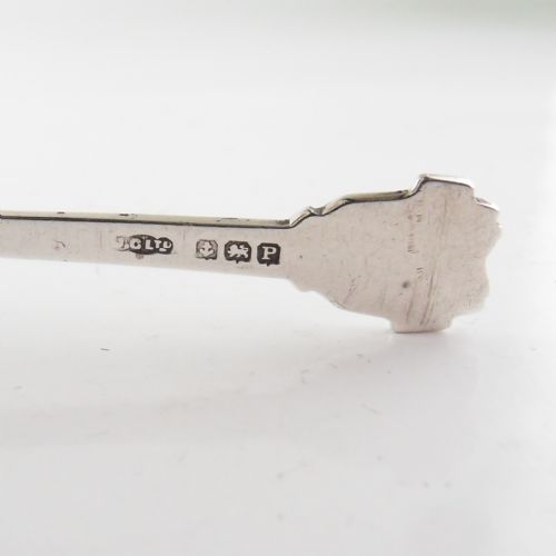 CASED SET 6 SOLID SILVER ENAMELLED SPOONS BIRMINGHAM 1939 - ADDITIONAL PHOTO 6