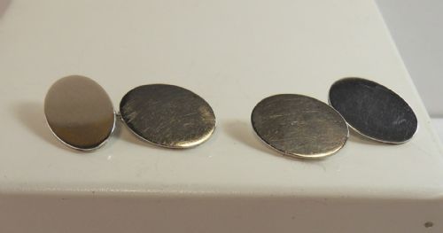 silver charles horner cufflinks chester 1894 - CATEGORY: ANTIQUE JEWELLERY - DATED VICTORIAN