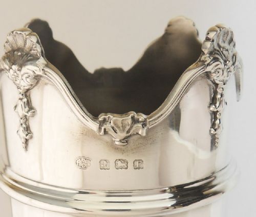 EXCEPTIONAL PAIR OF SILVER VASES BIRMINGHAM 1930 1932 - ADDITIONAL PHOTO 9