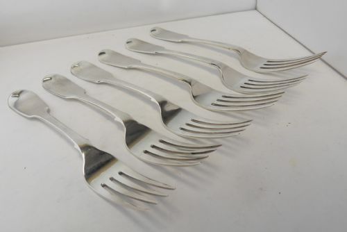 WILLIAM IV SILVER DINNER FORKS HALLMARKED 1830 - ADDITIONAL PHOTO 1