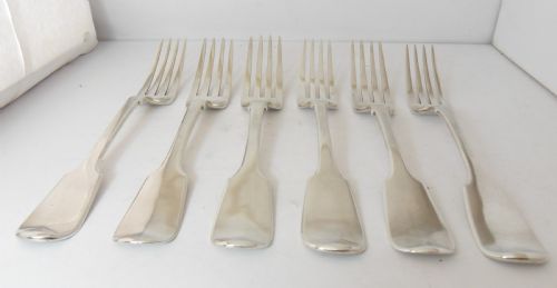 WILLIAM IV SILVER DINNER FORKS HALLMARKED 1830 - ADDITIONAL PHOTO 5