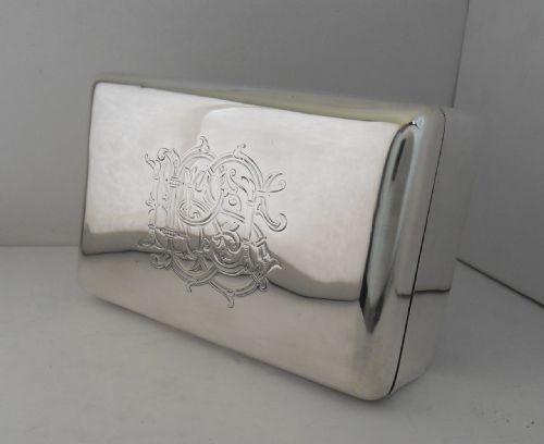 FINE VICTORIAN SILVER BOX LONDON 1895 - ADDITIONAL PHOTO 1